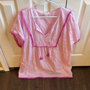 J. Crew Light Pink Swim Coverup